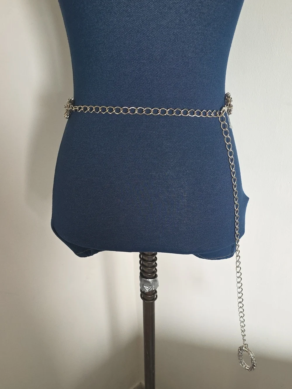 Boho Silver Multi Link Statement Chain Belt